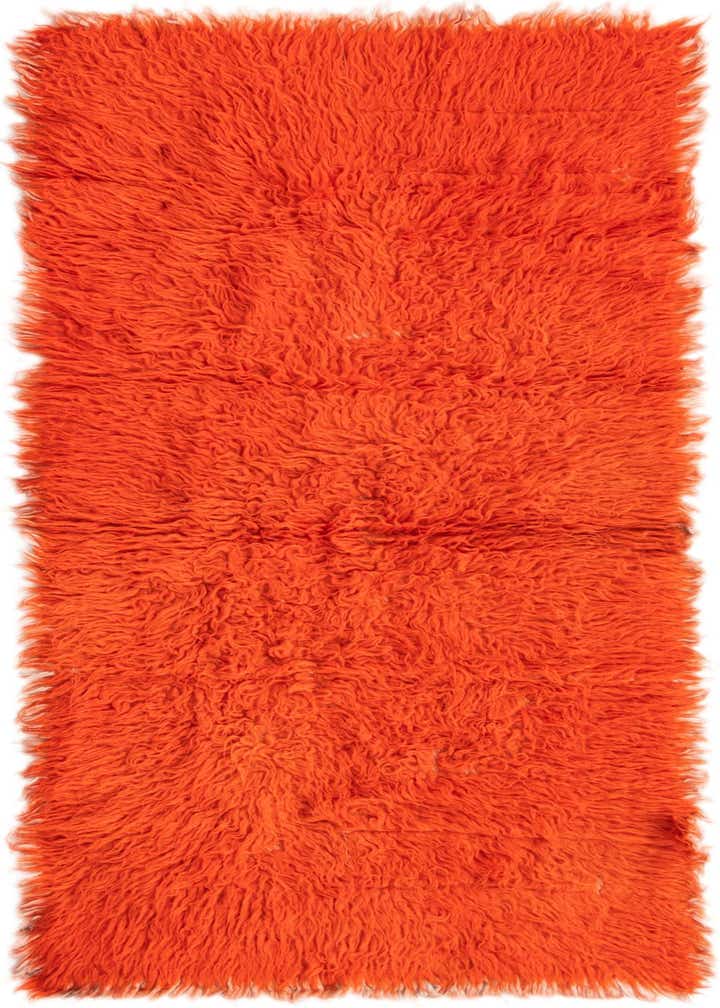 2' x 4' 6 Hand Knotted Moroccan Wool Runner Rug