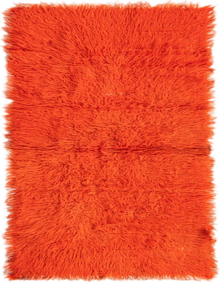 2' x 4' 6 Hand Knotted Moroccan Wool Runner Rug