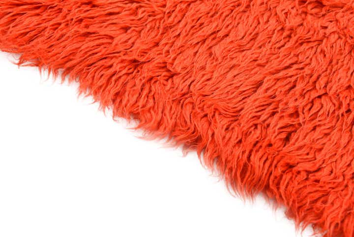 2' 4 x 4' 9 Hand Knotted Moroccan Wool Runner Rug