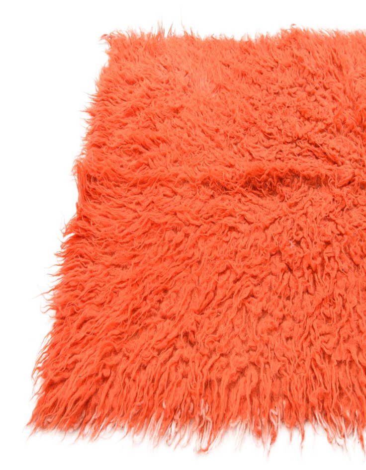 Detail image of 2' 4 x 4' 6  Hand Knotted Moroccan Wool Runner Rug