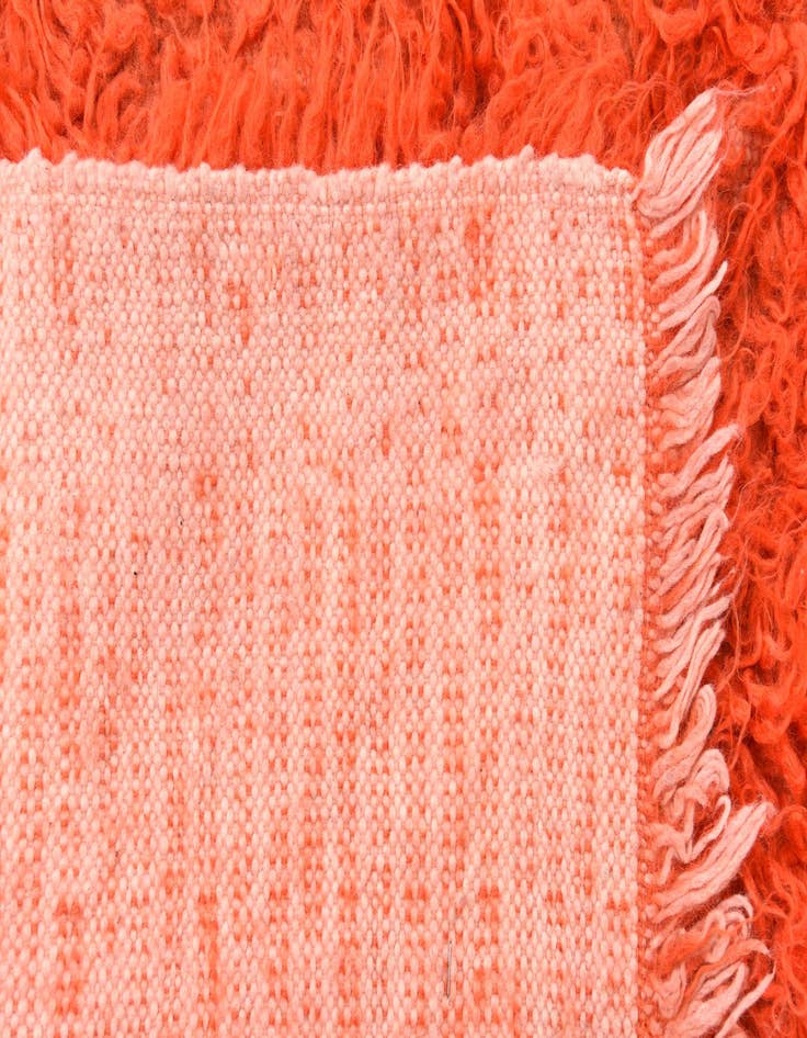 Detail image of 2' 4 x 4' 6  Hand Knotted Moroccan Wool Runner Rug