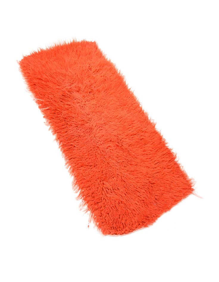 Detail image of 2' 2 x 4' 5  Hand Knotted Moroccan Wool Runner Rug