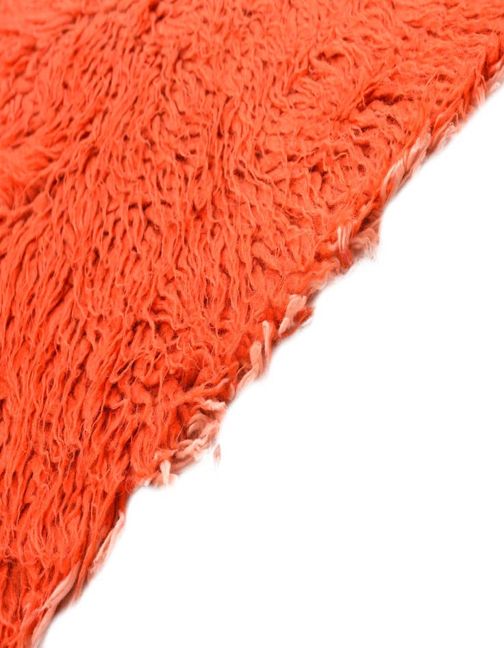 Detail image of 2' 2 x 4' 5  Hand Knotted Moroccan Wool Runner Rug