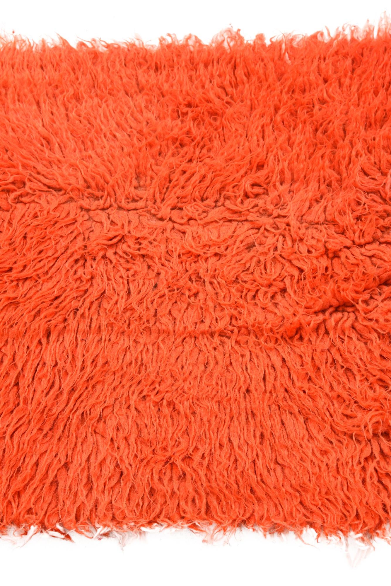 2' 2 x 4' 5 Hand Knotted Moroccan Wool Runner Rug