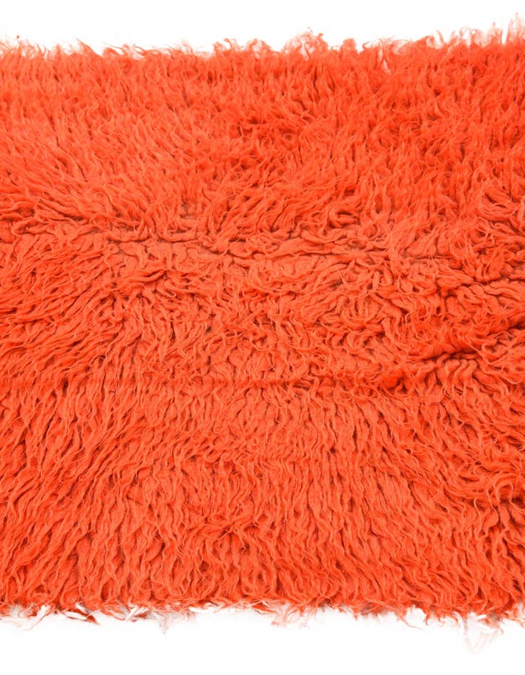 Detail image of 2' 2 x 4' 5  Hand Knotted Moroccan Wool Runner Rug