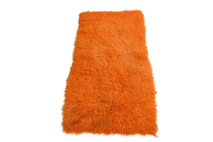 Detail image of 2' x 4' 7 Hand Knotted Moroccan Wool Runner Rug