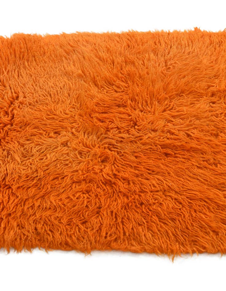 Detail image of 2' x 4' 7  Hand Knotted Moroccan Wool Runner Rug