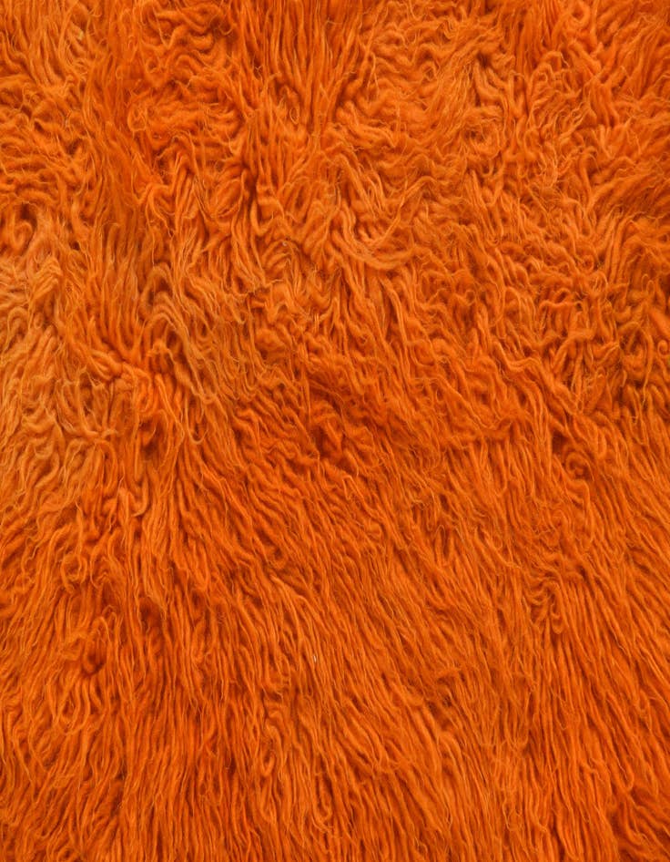 Detail image of 2' x 4' 7  Hand Knotted Moroccan Wool Runner Rug