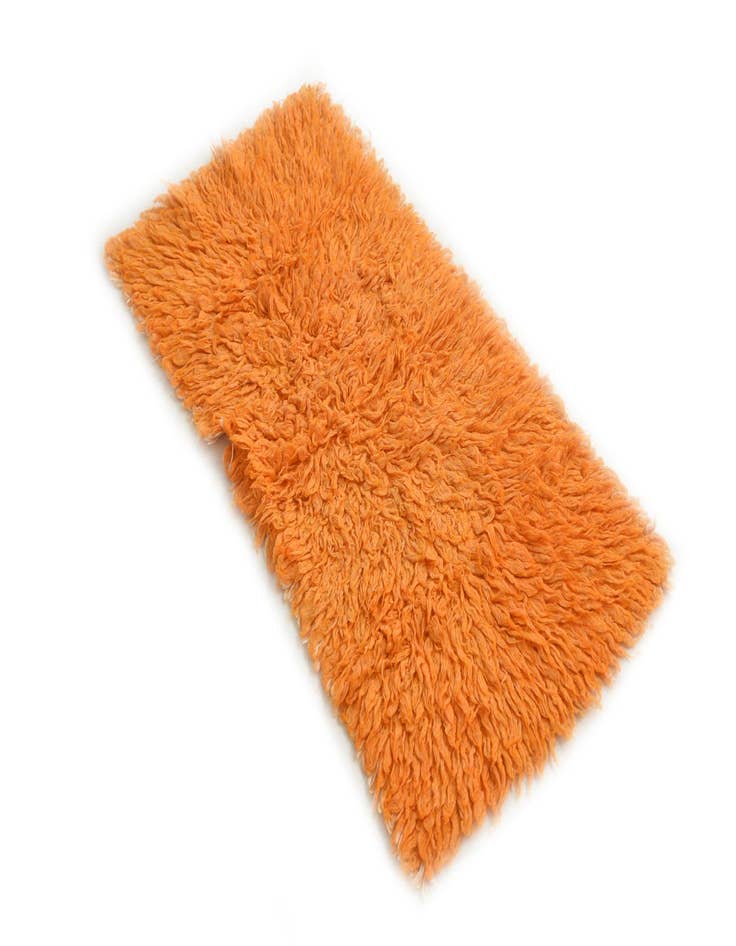 Detail image of 2' 1 x 4' 2  Hand Knotted Moroccan Wool Runner Rug