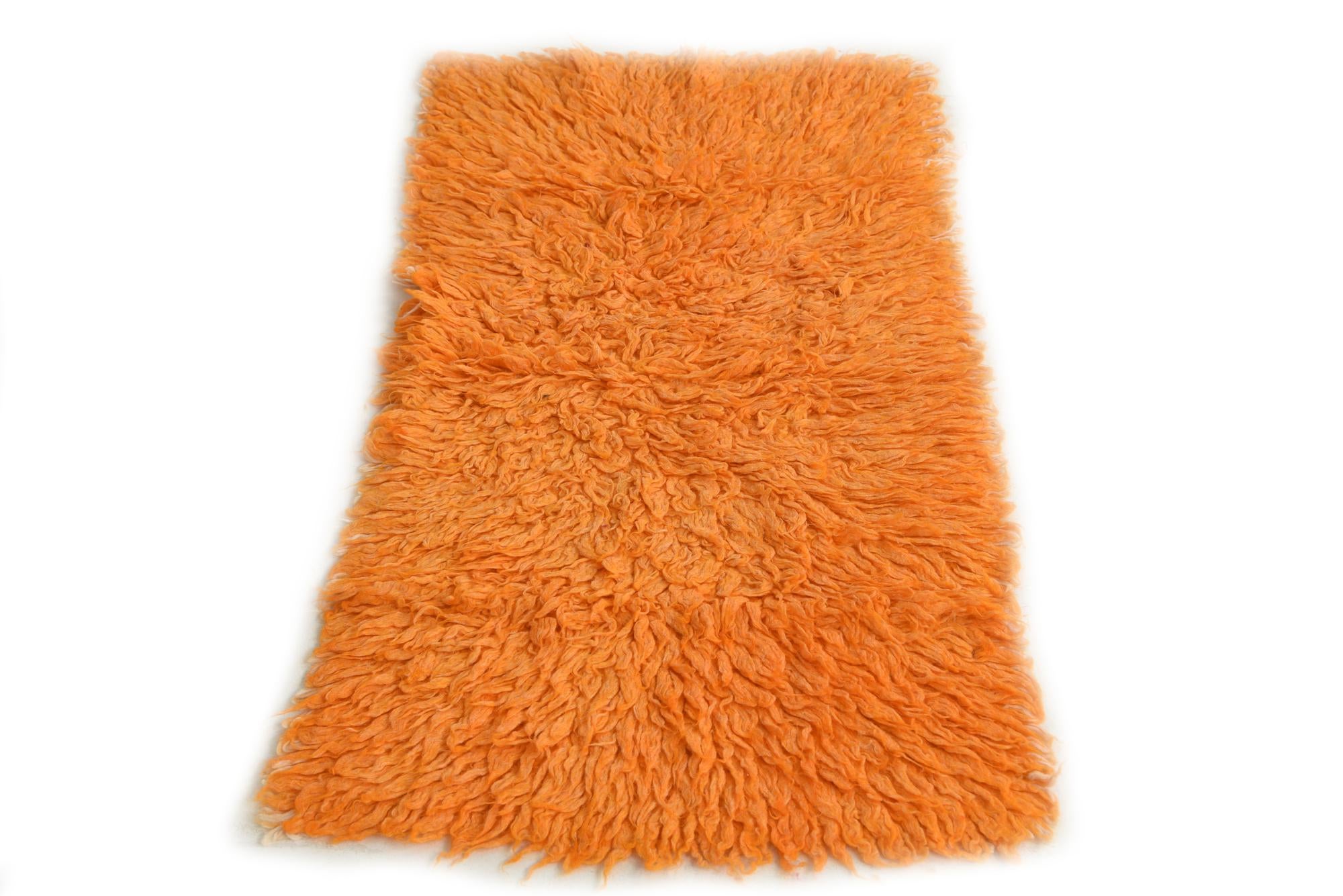2' 1 x 4' 2 Hand Knotted Moroccan Wool Runner Rug