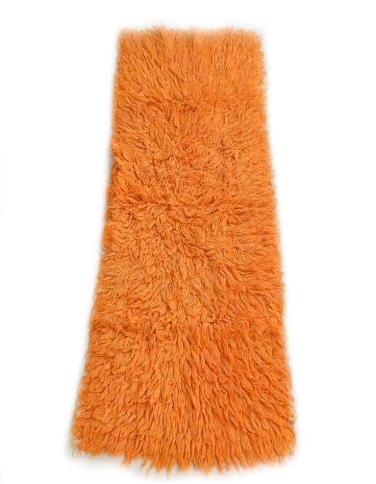 Detail image of 2' 1 x 4' 2  Hand Knotted Moroccan Wool Runner Rug