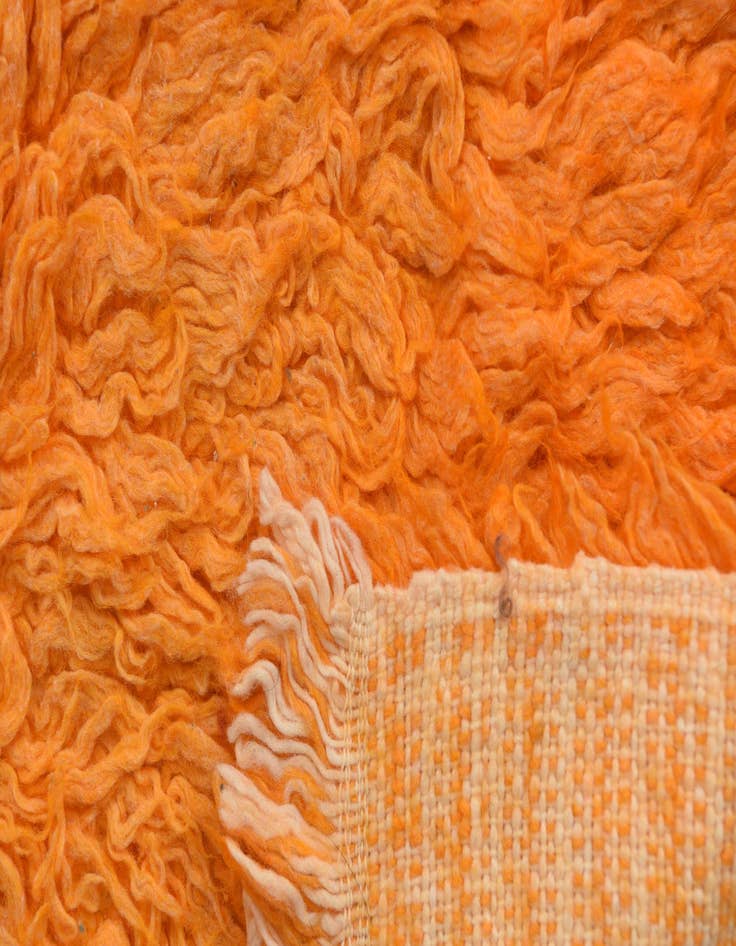 Detail image of 2' 1 x 4' 2  Hand Knotted Moroccan Wool Runner Rug