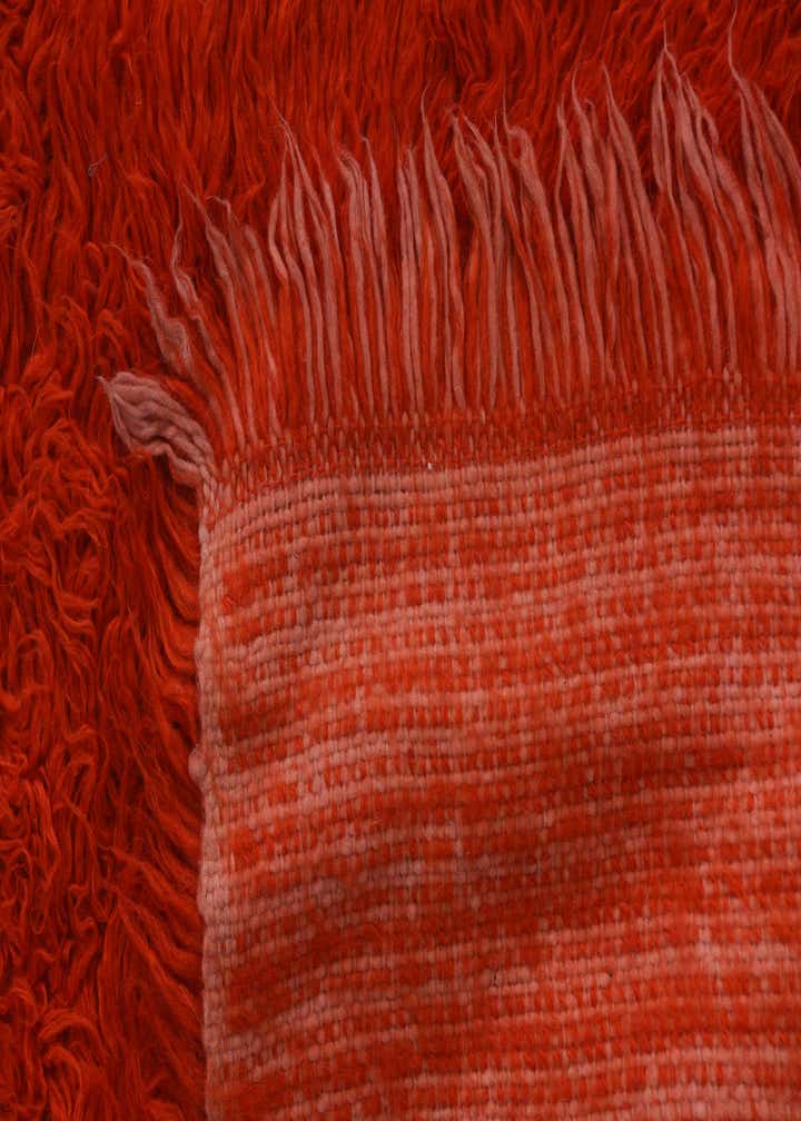 2' 4 x 4' 9 Hand Knotted Moroccan Wool Runner Rug