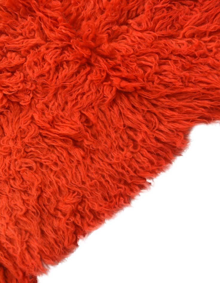 Detail image of 2' x 4'  Hand Knotted Moroccan Wool Runner Rug