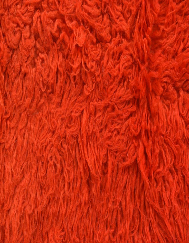 Detail image of 2' x 4'  Hand Knotted Moroccan Wool Runner Rug