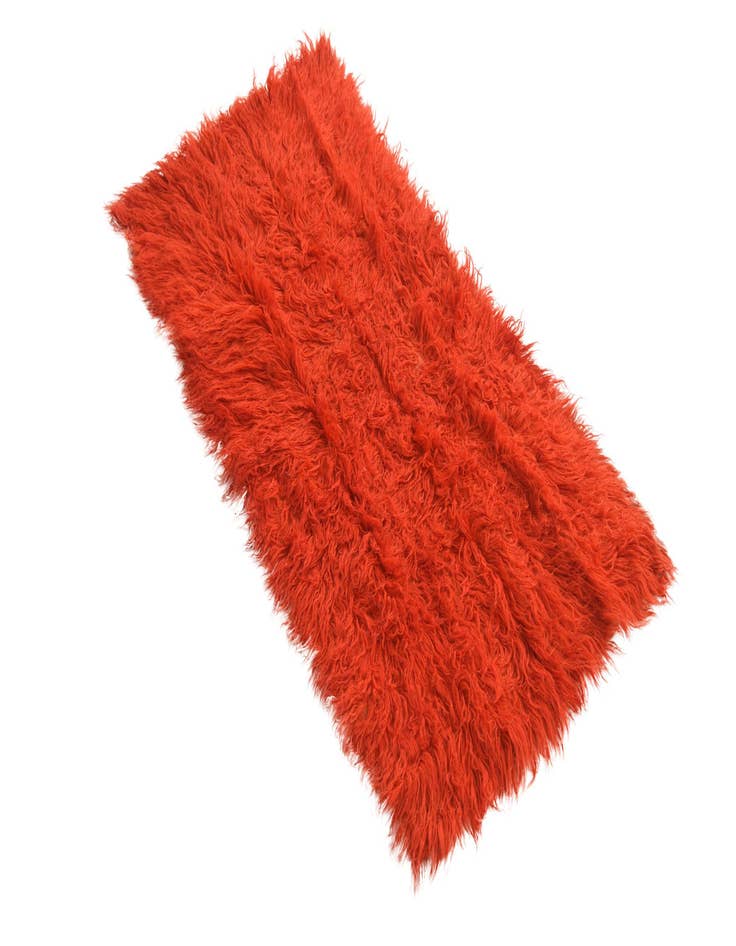 Detail image of 2' 3 x 4' 5  Hand Knotted Moroccan Wool Runner Rug