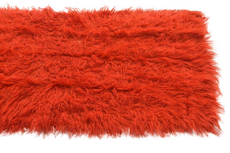 Detail image of 2' 3 x 4' 5 Hand Knotted Moroccan Wool Runner Rug