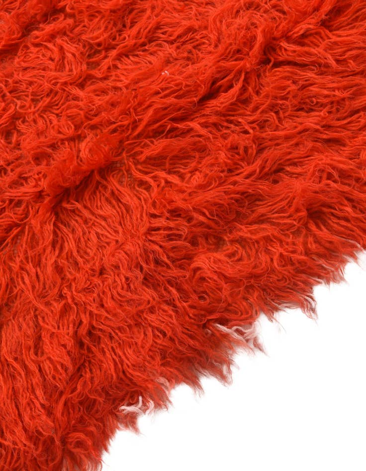 Detail image of 2' 3 x 4' 5  Hand Knotted Moroccan Wool Runner Rug