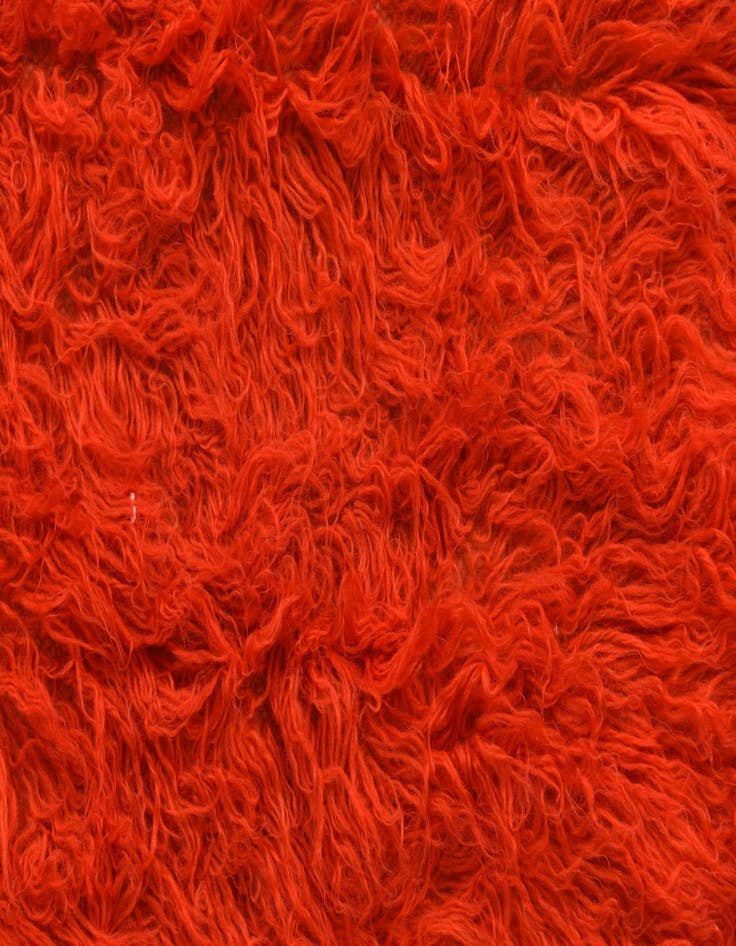 Detail image of 2' 3 x 4' 5  Hand Knotted Moroccan Wool Runner Rug