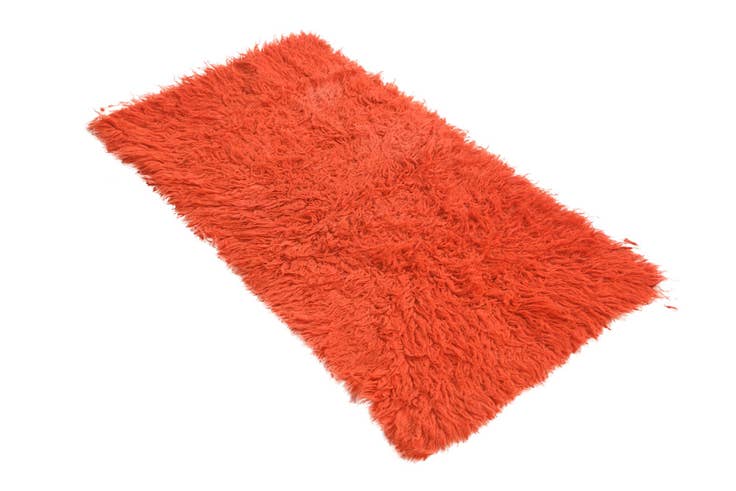Detail image of 2' 2 x 4' 6 Hand Knotted Moroccan Wool Runner Rug