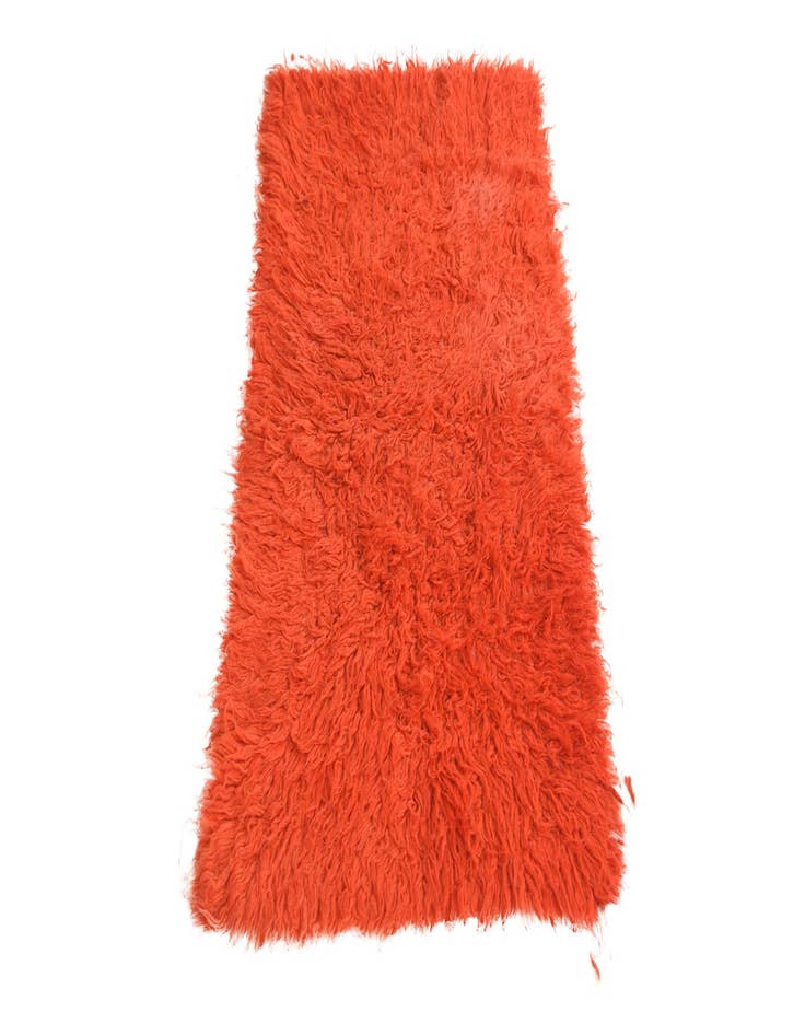 Detail image of 2' 2 x 4' 6  Hand Knotted Moroccan Wool Runner Rug