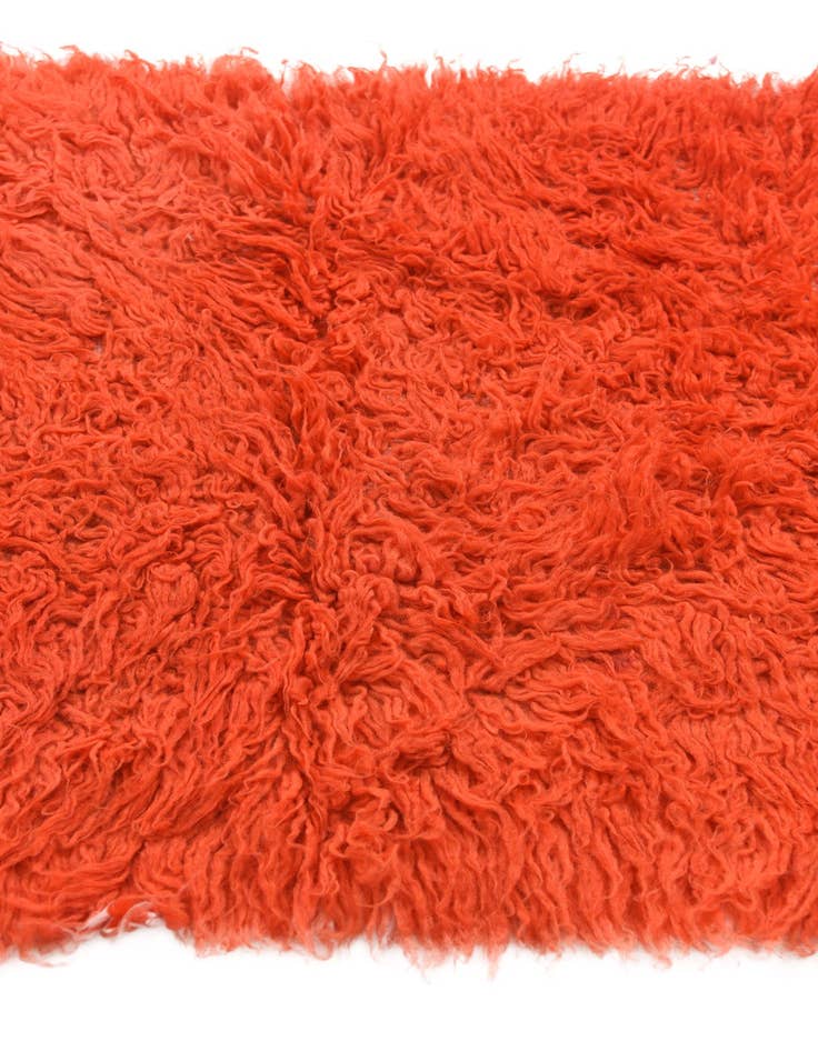 Detail image of 2' 2 x 4' 6  Hand Knotted Moroccan Wool Runner Rug