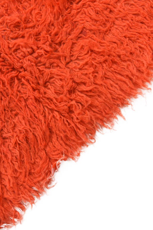 Detail image of 2' 2 x 4' 6 Hand Knotted Moroccan Wool Runner Rug