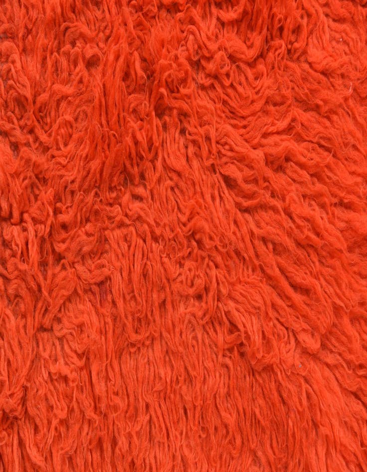 Detail image of 2' 2 x 4' 6  Hand Knotted Moroccan Wool Runner Rug