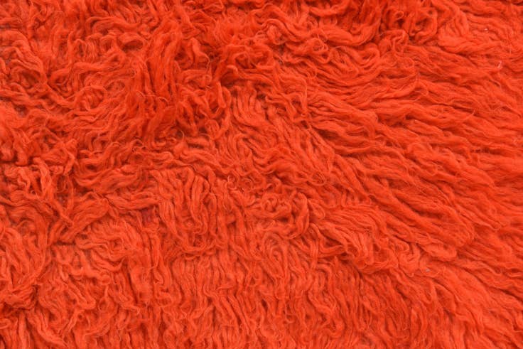 Detail image of 2' 2 x 4' 6 Hand Knotted Moroccan Wool Runner Rug