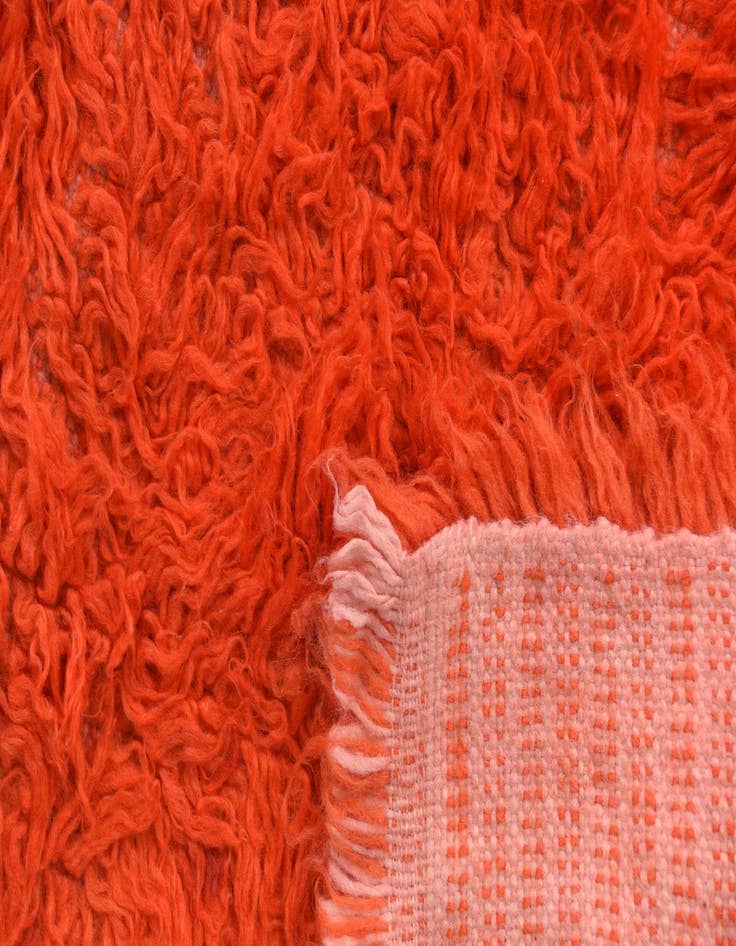 Detail image of 2' 2 x 4' 6  Hand Knotted Moroccan Wool Runner Rug