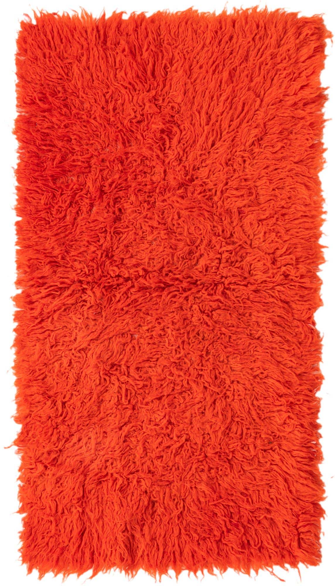 2' 2 x 4' 6 Hand Knotted Moroccan Wool Runner Rug