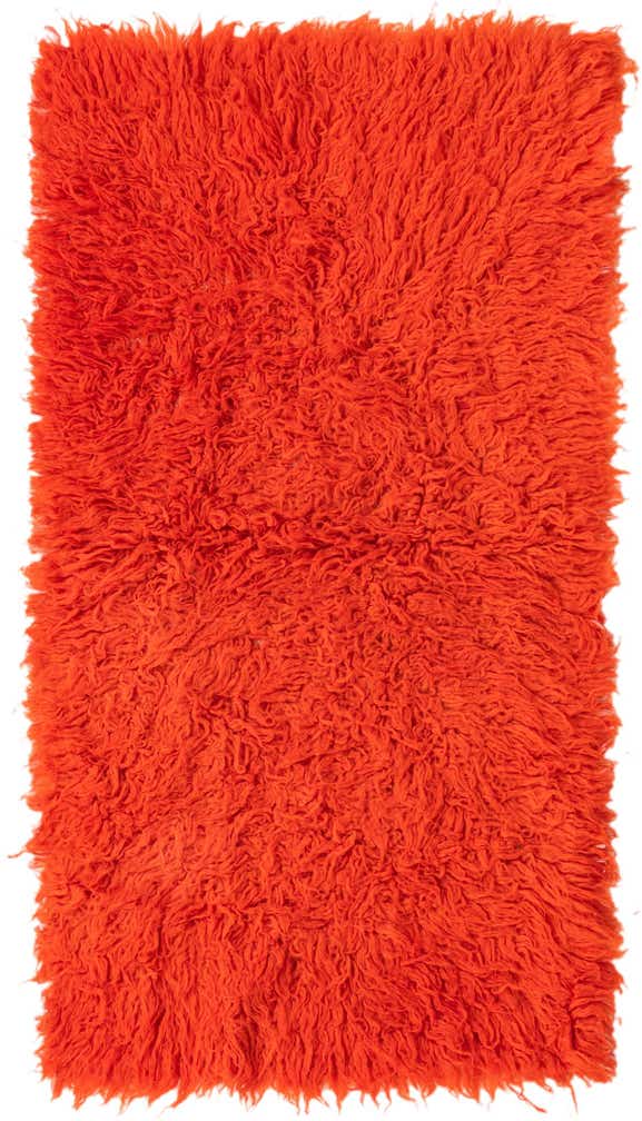 2' 2 x 4' 6 Hand Knotted Moroccan Wool Runner Rug