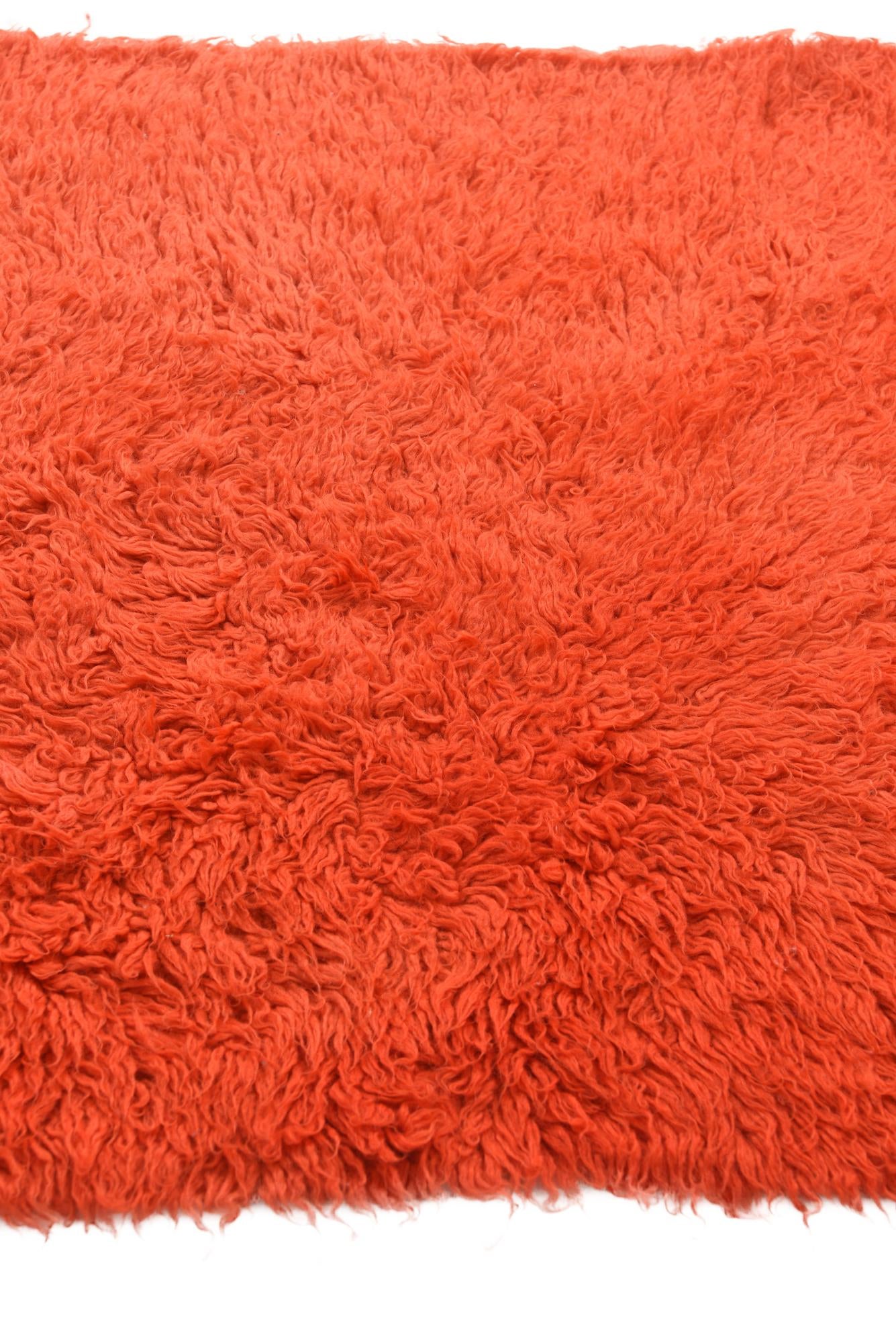 3' x 6' Hand Knotted Moroccan Wool Runner Rug
