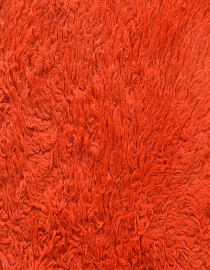 Detail image of 3' x 6'  Hand Knotted Moroccan Wool Runner Rug