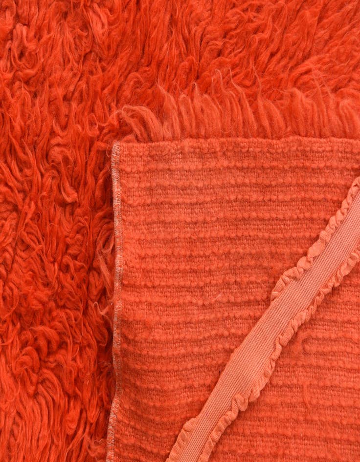 Detail image of 3' x 6'  Hand Knotted Moroccan Wool Runner Rug