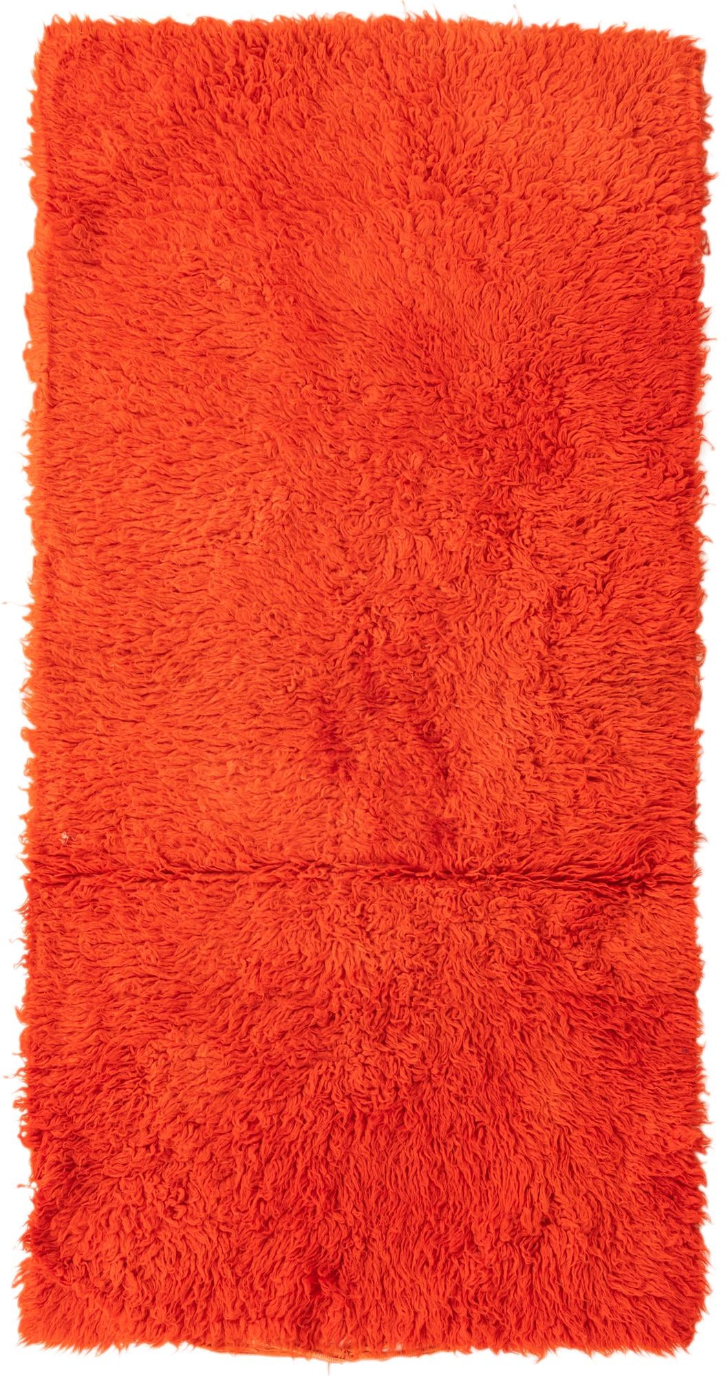 3' x 6' Hand Knotted Moroccan Wool Runner Rug