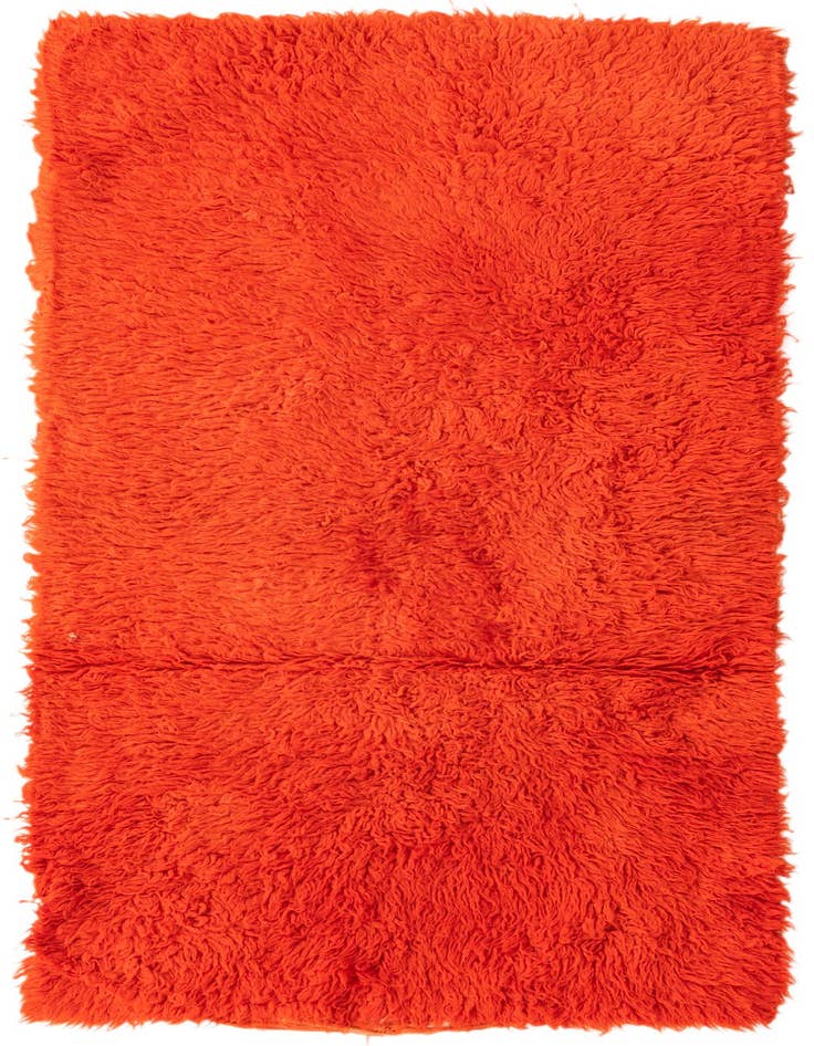 Detail image of 3' x 6' Hand Knotted Moroccan Wool Runner Rug