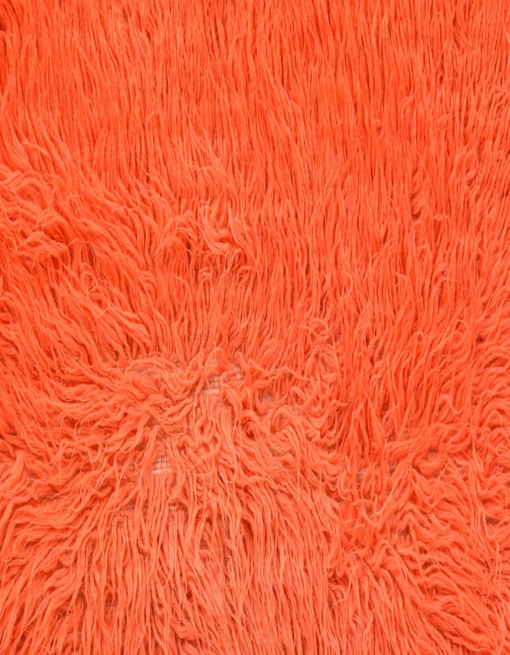 Detail image of 2' 4 x 4' 9  Hand Knotted Moroccan Wool Runner Rug