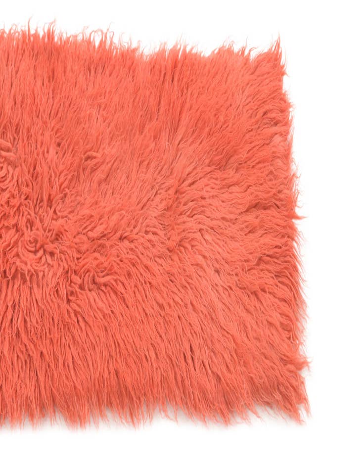 Detail image of 1' 7 x 4' 2 Hand Knotted Moroccan Wool Runner Rug