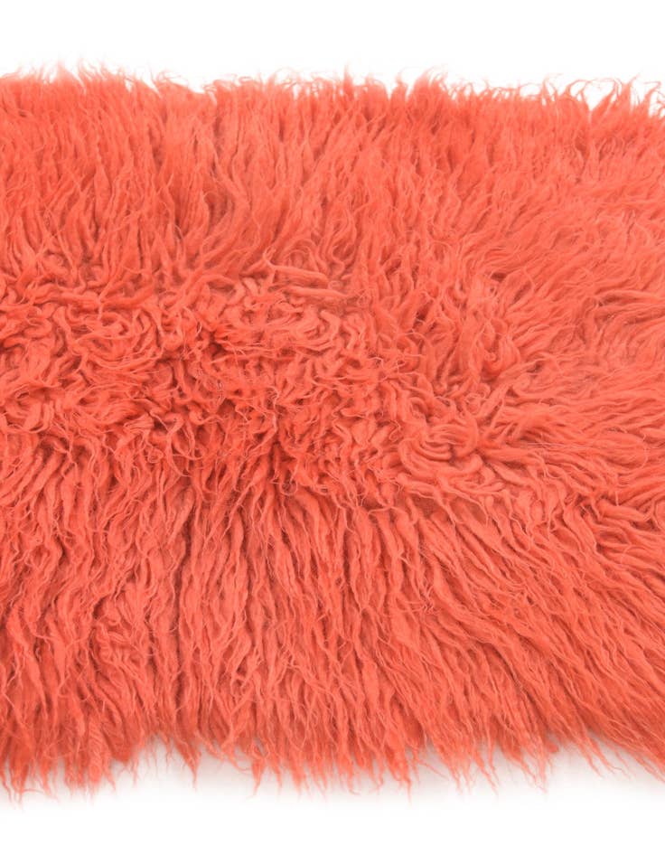 Detail image of 1' 7 x 4' 2 Hand Knotted Moroccan Wool Runner Rug