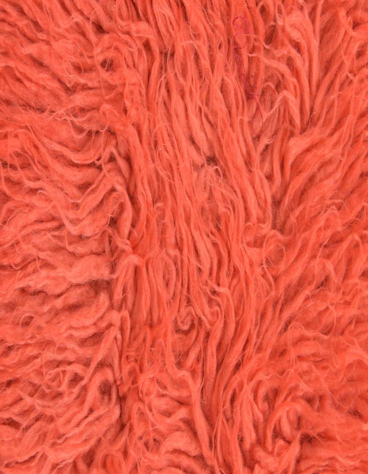 Detail image of 1' 7 x 4' 2 Hand Knotted Moroccan Wool Runner Rug