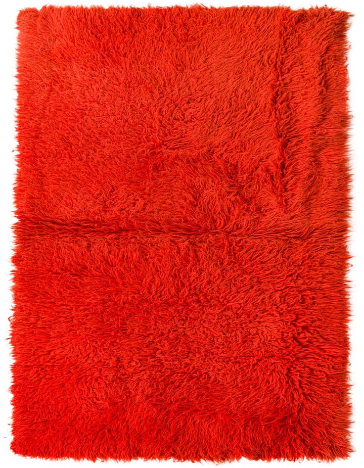 Detail image of 4' 1 x 8' 2 Hand Knotted Moroccan Wool Runner Rug