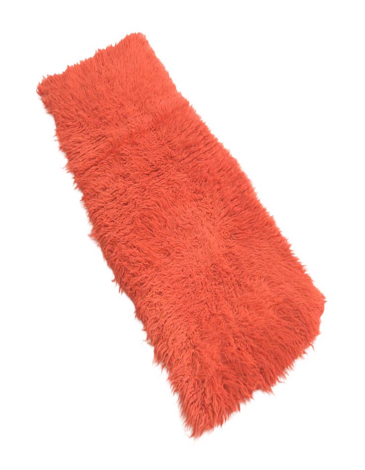 Detail image of 2' 2 x 4' 6  Hand Knotted Moroccan Wool Runner Rug