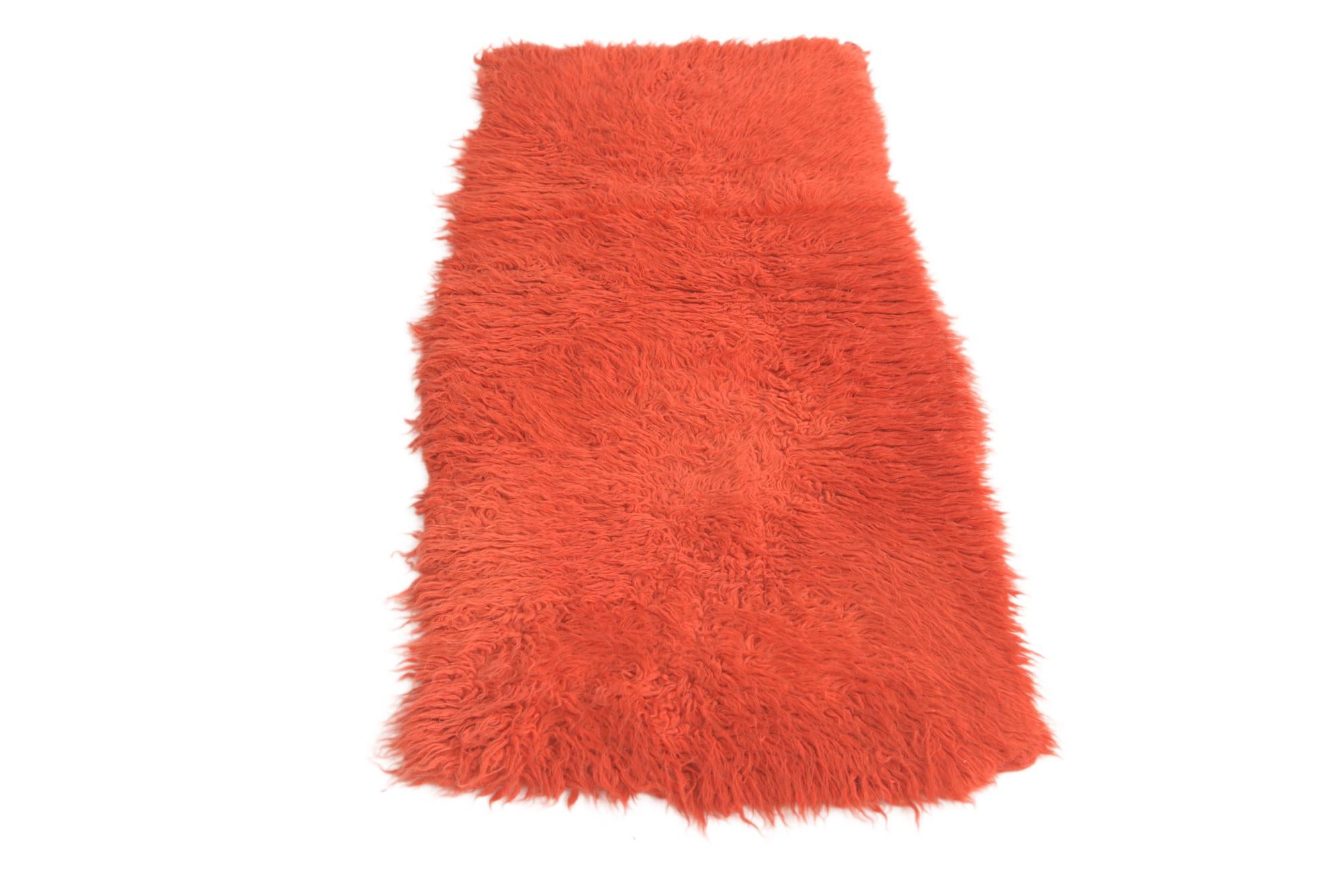 2' 2 x 4' 6 Hand Knotted Moroccan Wool Runner Rug