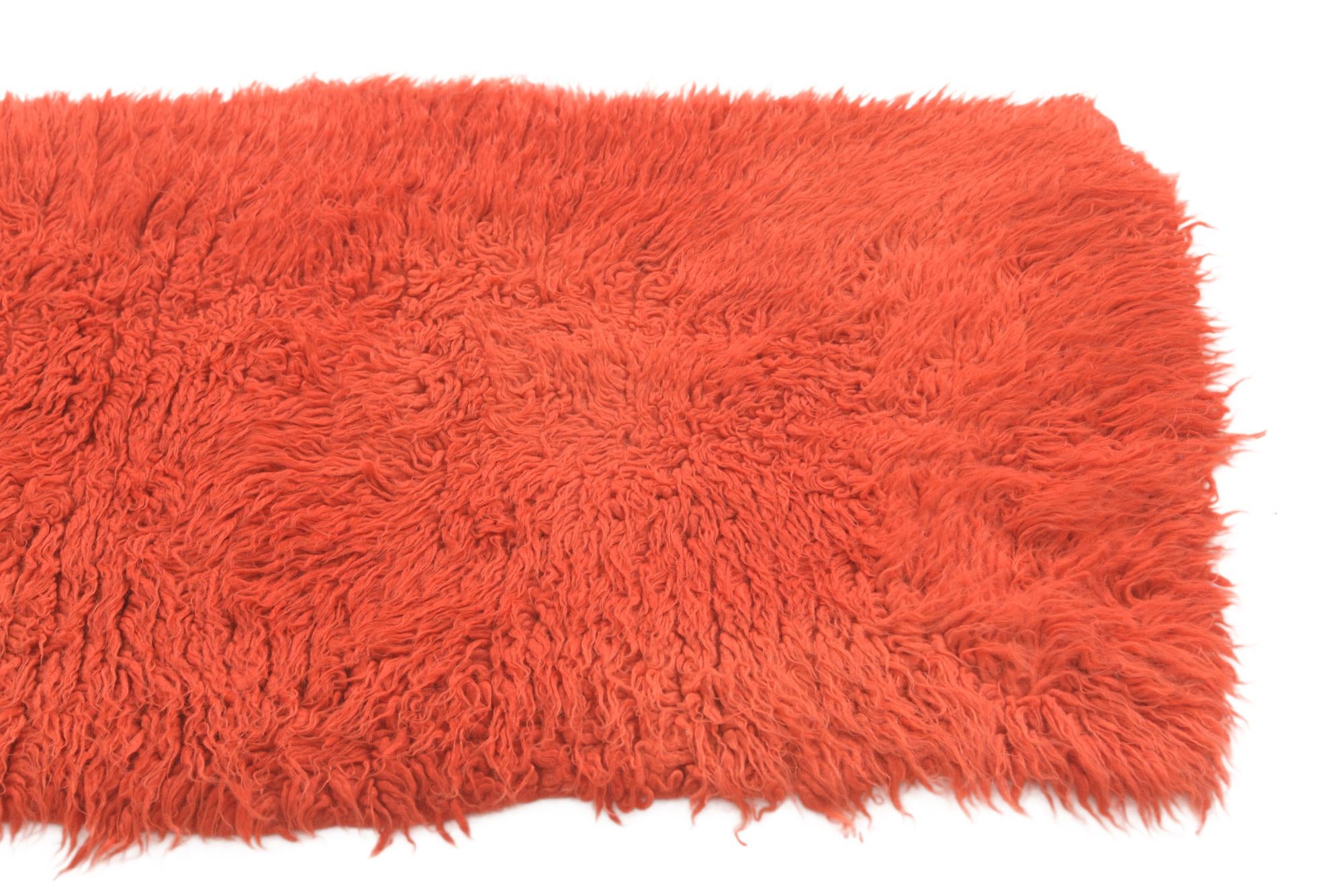 2' 2 x 4' 6 Hand Knotted Moroccan Wool Runner Rug