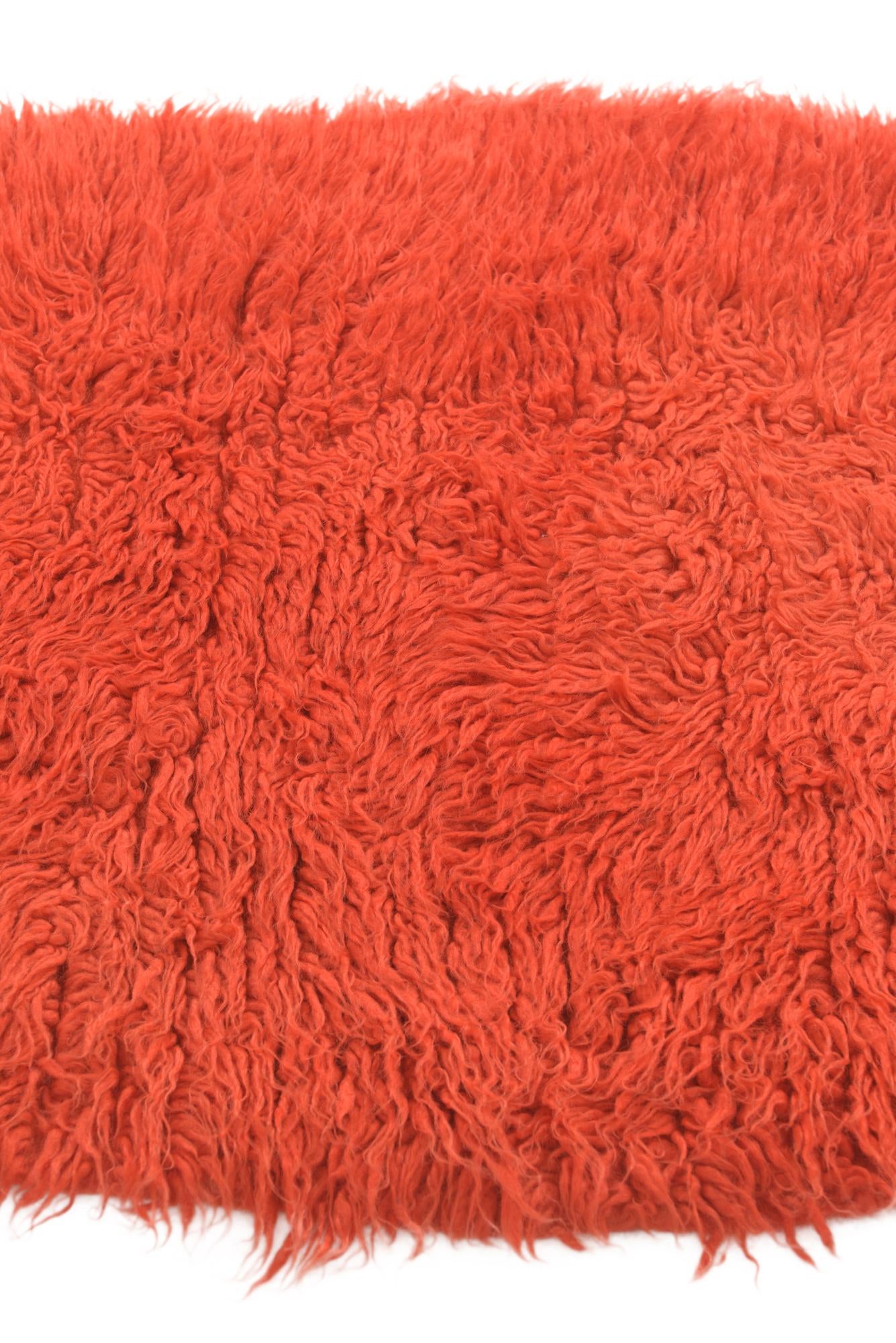 2' 2 x 4' 6 Hand Knotted Moroccan Wool Runner Rug