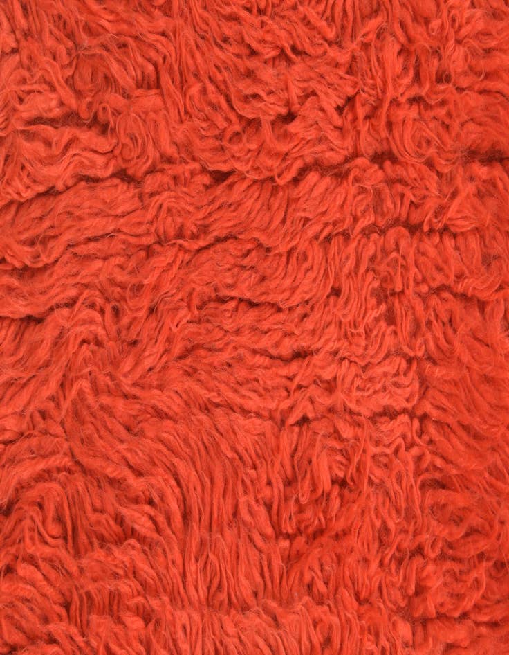 Detail image of 2' 2 x 4' 6  Hand Knotted Moroccan Wool Runner Rug