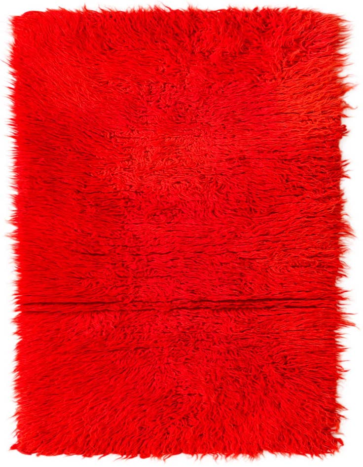 Detail image of 2' 2 x 4' 6 Hand Knotted Moroccan Wool Runner Rug