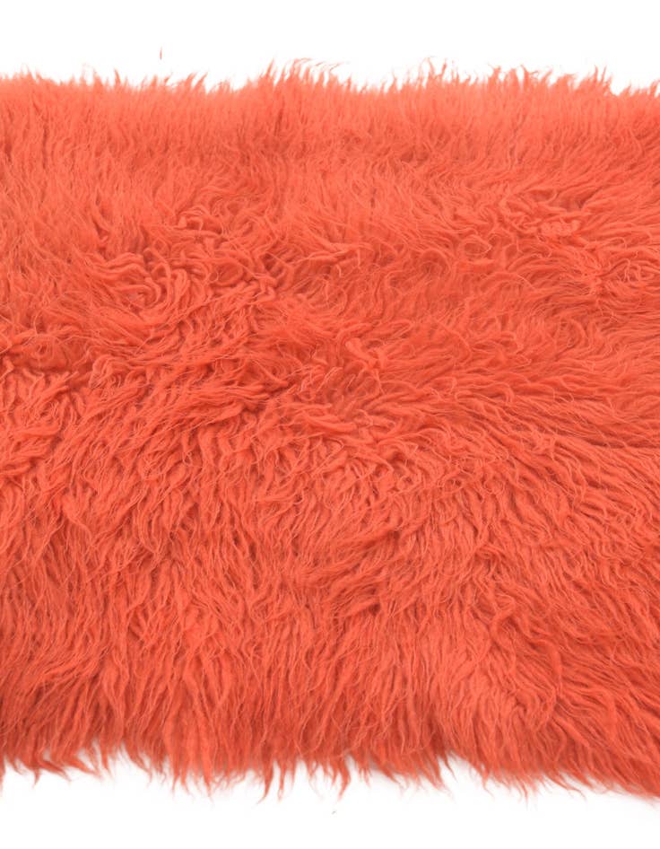 Detail image of 1' 9 x 3' 9  Hand Knotted Moroccan Wool Runner Rug