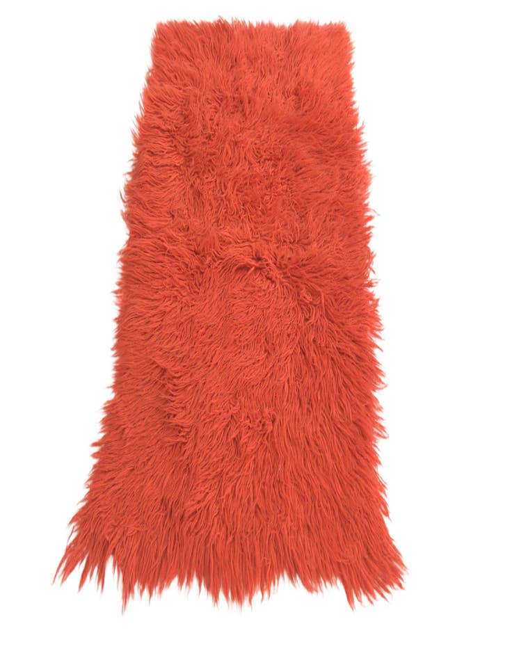 Detail image of 2' 2 x 3' 8  Hand Knotted Moroccan Wool Runner Rug